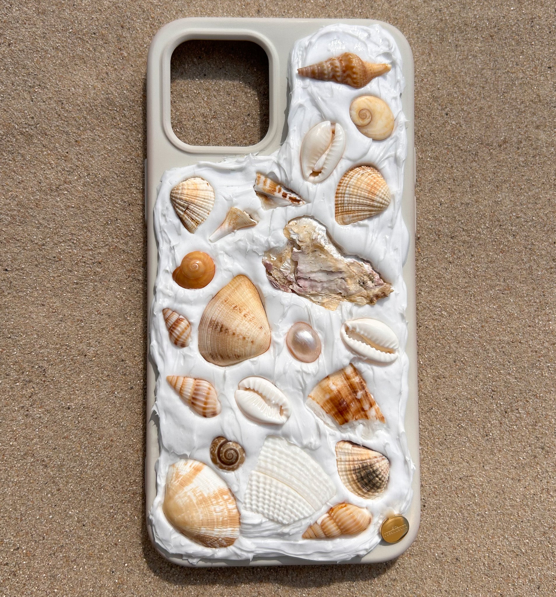 Seashell Phone Case Natural Tones