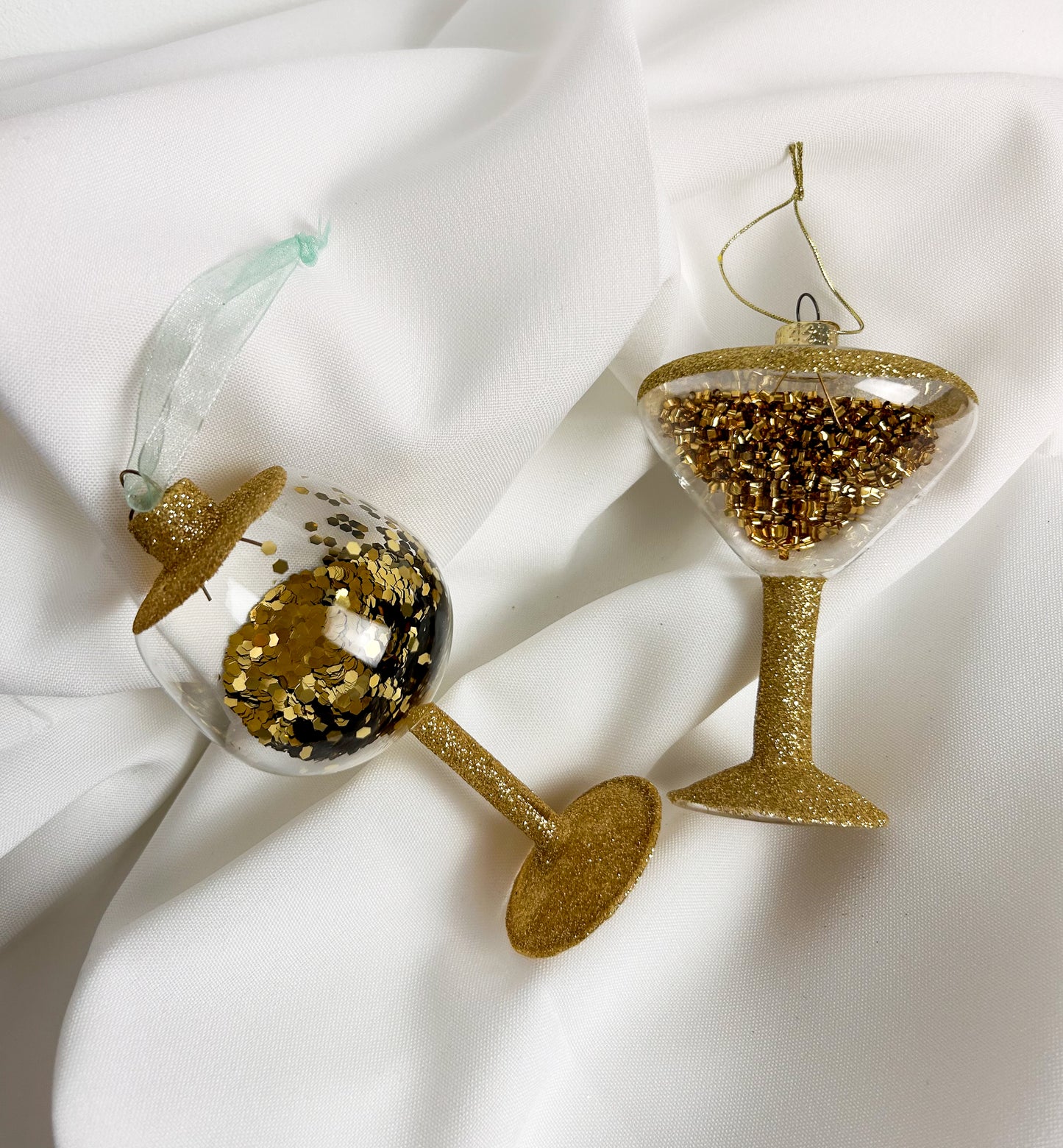 <tc>Cocktail Glass Christmas Decorations</tc>